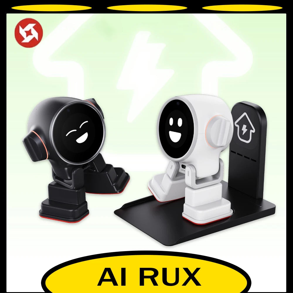 AI Rux Smart Robot Emotional Interaction Companion Pet Robot Desktop Decoretion Kawaii Pet For Children Christmas Present Custom exovai.com