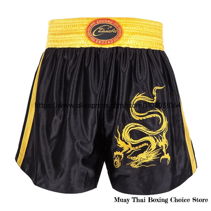 Muay Thai Fight Shorts MMA Shorts Clothing Training Fighting Grappling Martial Arts Kickboxing Shorts Kickboxing Boxing Pants exovai.com
