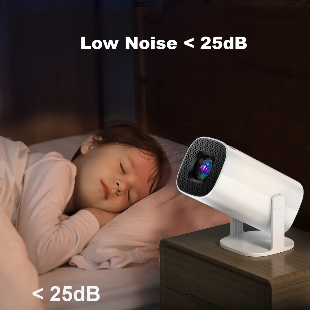 P30 Smart Mini Projector Android 11 WiFi6 Support 4K 1080P BT5.0 Projector 1280*720P Home Cinema Portable Projector exovai.com