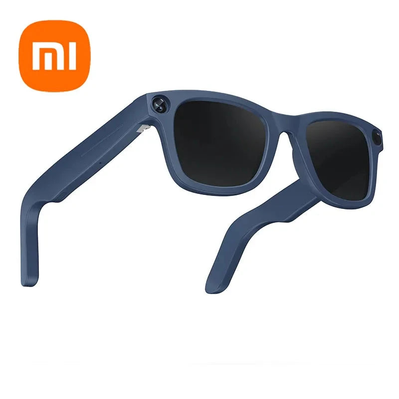 Xiaomi 4k Smart AI Bluetooth Glasses HD 800W pixel Shooting Waterproof Camera Photo Video Voice Call Translation Smart Glasses exovai.com