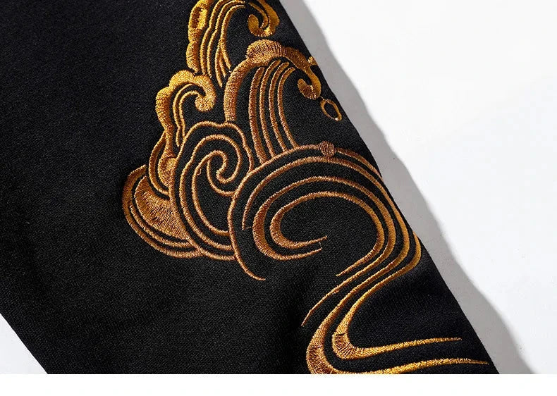 Harajuku Japanese Carp Print Hoodie Sweatshirt Fashion Casual Oversized Hooded Hoodie Hip Hop Women Men Clothing 4XL exovai.com