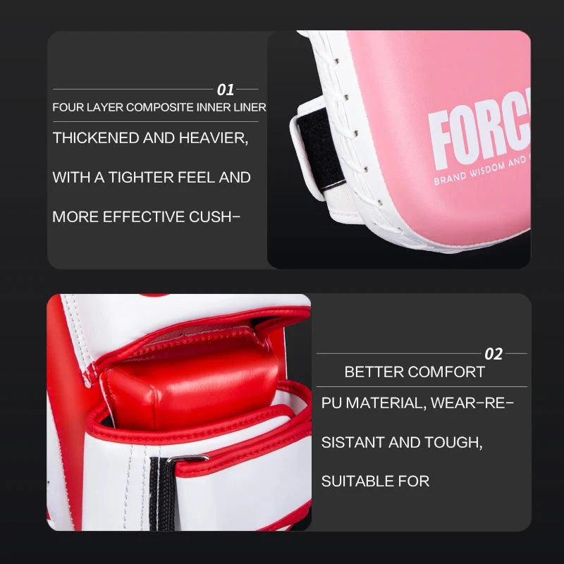 1 piece Big Target Fighting Sanda Fist Leg Integration Foot Target Arc Boxing Fighting Taekwondo Training Equipment Coaching exovai.com