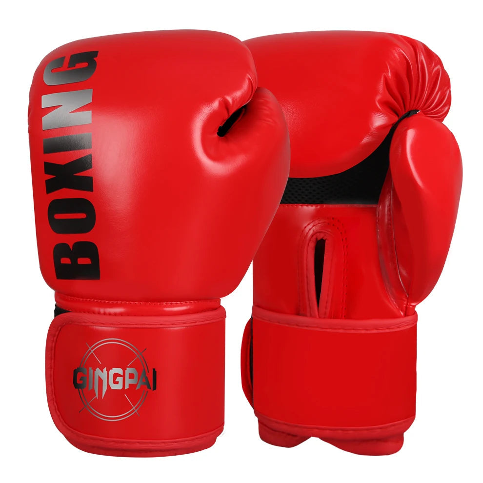 6/8/10/12oz Boxing Gloves Professional Adult Sanda Muay Thai Fighting Gloves Men and Women Training Sandbag Free Fight MMA exovai.com