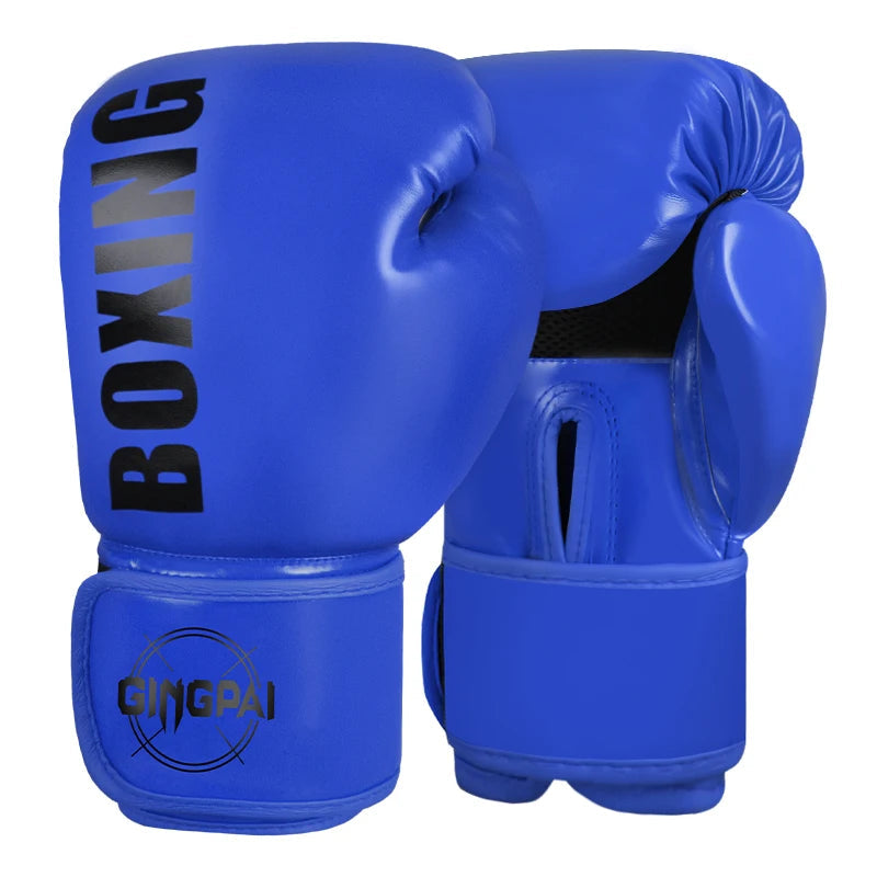 6/8/10/12oz Boxing Gloves Professional Adult Sanda Muay Thai Fighting Gloves Men and Women Training Sandbag Free Fight MMA exovai.com