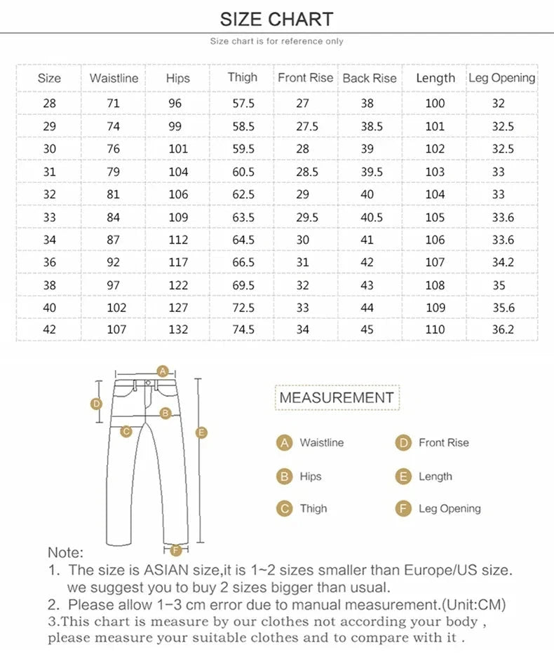 New Men'S Jeans Fashion Casual Slim Fit Version Elastic Blue High Quality Design Business Party Straight Tall Denim Pants exovai.com
