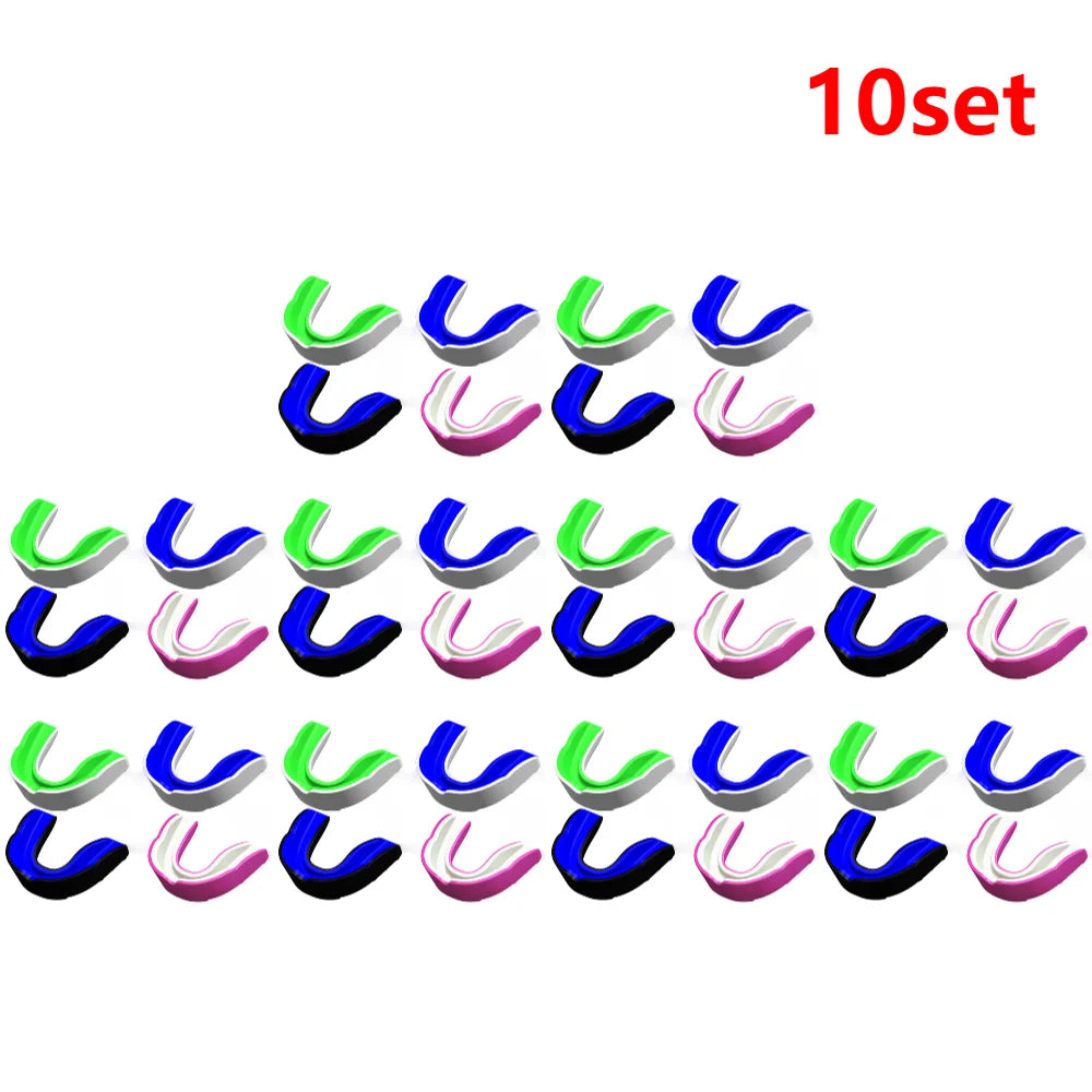 Fighting Training Mouth Guard Boxing Gum Shield Slim Fit Adult Sports Mouthguard Football Wrestling Boxing Teeth Protection exovai.com