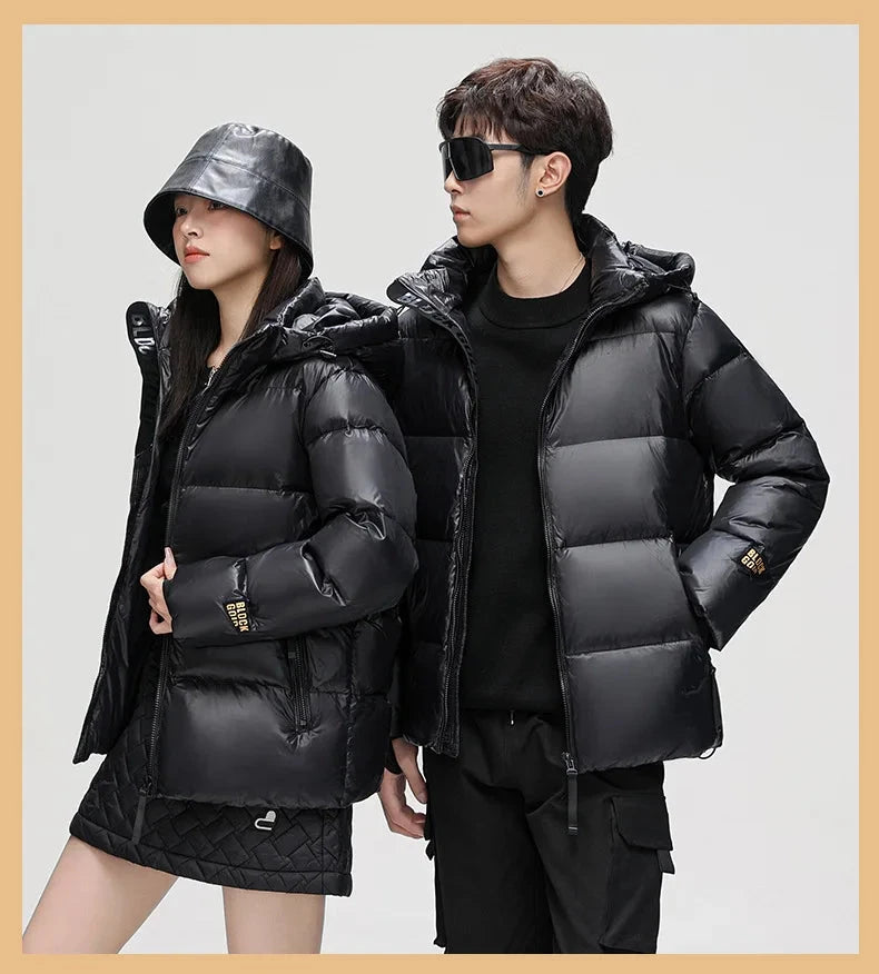 FGKKS Men Winter Down Jacket Brand New Classic Outdoor High Tech Couple Hooded Outwear Women Duck Down Parka Feather Jacket exovai.com