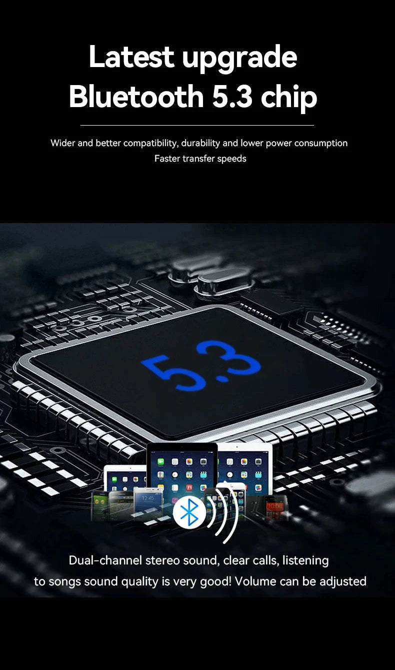 LAXASFIT 2025 New Men's Smart Glasses Women's Bluetooth Glasses Voice Call Control Music UV Polarized Sunglasses exovai.com