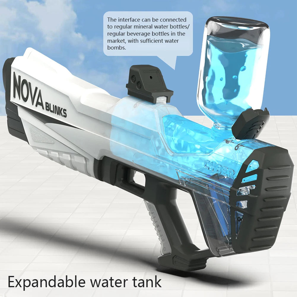 Automatic Electric Water Gun Auto Suction Water Guns for Adult Kids Battery Powered Squirt Blaster Summer Pool Beach Outdoor Toy exovai.com