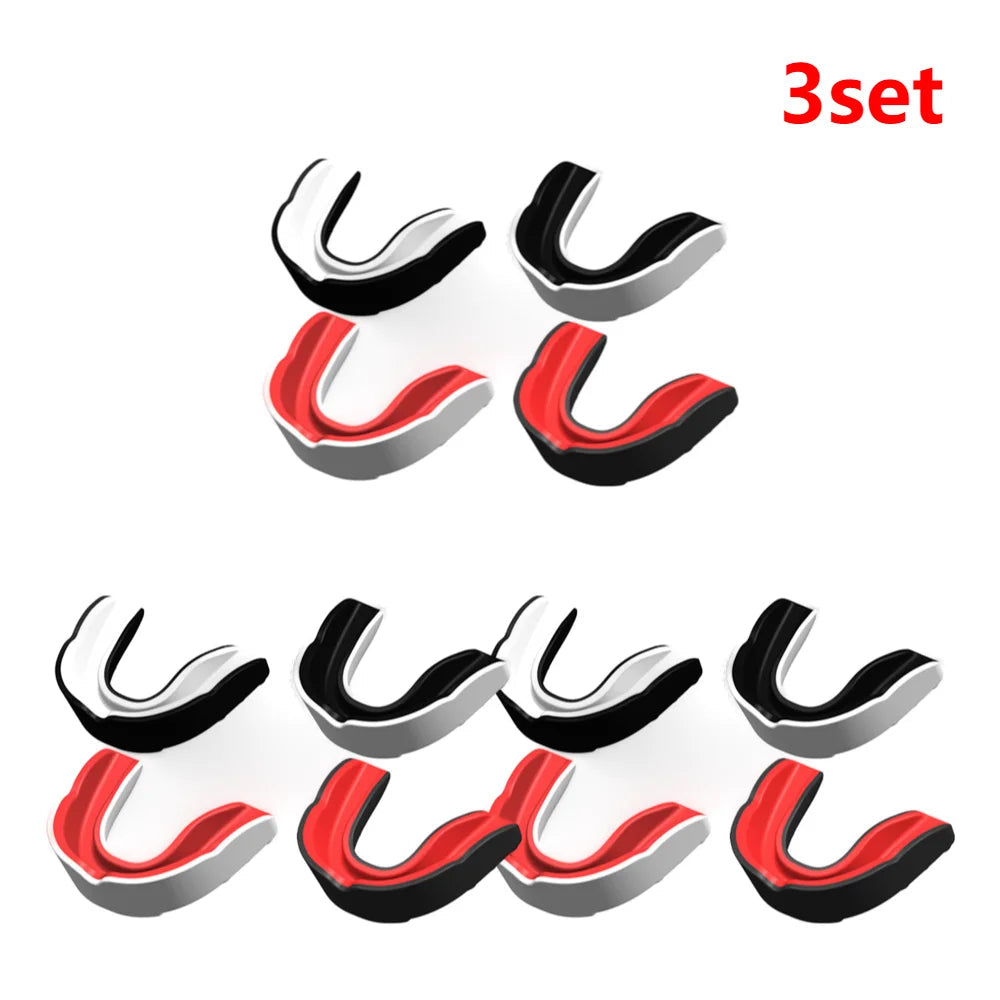 Fighting Training Mouth Guard Boxing Gum Shield Slim Fit Adult Sports Mouthguard Football Wrestling Boxing Teeth Protection exovai.com
