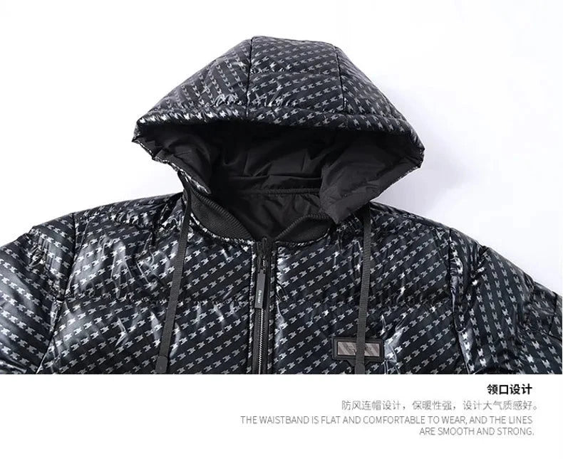 Thickened Warm Men Cotton Parkas Fashion Casual Style Roupas Masculinas Comfortable Wind-Resistant Clothing Quality Zipper Coat exovai.com