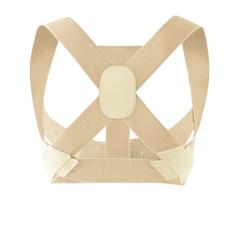 Back Belt Breathable Lightweight Upright Posture Corrector Adjustable Support Belt with Cross Design Adults' Back Correction exovai.com