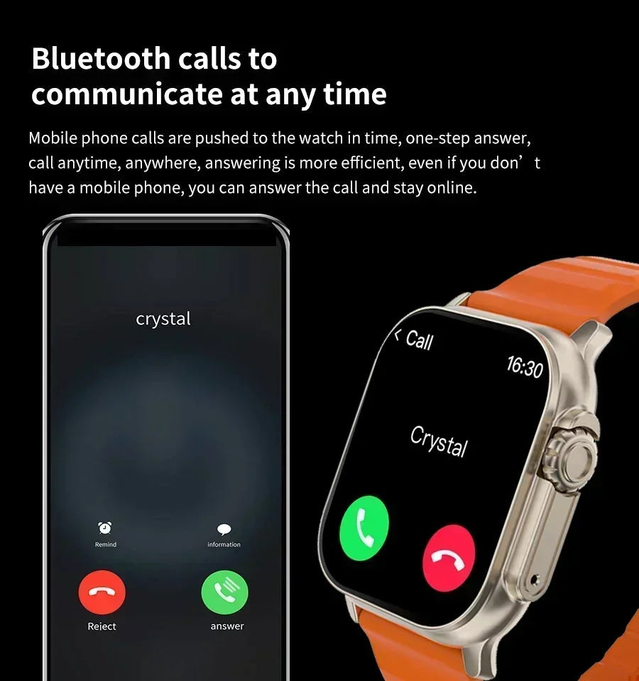2025 New Smart Watch Series 10 Screen Bluetooth Call Heart Rate Blood Pressure GPS Smartwatch for Android IOS Sports Watch exovai.com