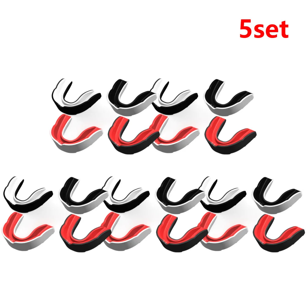 Fighting Training Mouth Guard Boxing Gum Shield Slim Fit Adult Sports Mouthguard Football Wrestling Boxing Teeth Protection exovai.com