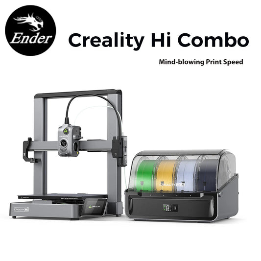 Creality CFS/Hi/Hi Combo 3D Printer Auto Bed Leveling Full Metal Extruder with 500 mm/s 12000 mm/s² max acceleration Fast Print exovai.com