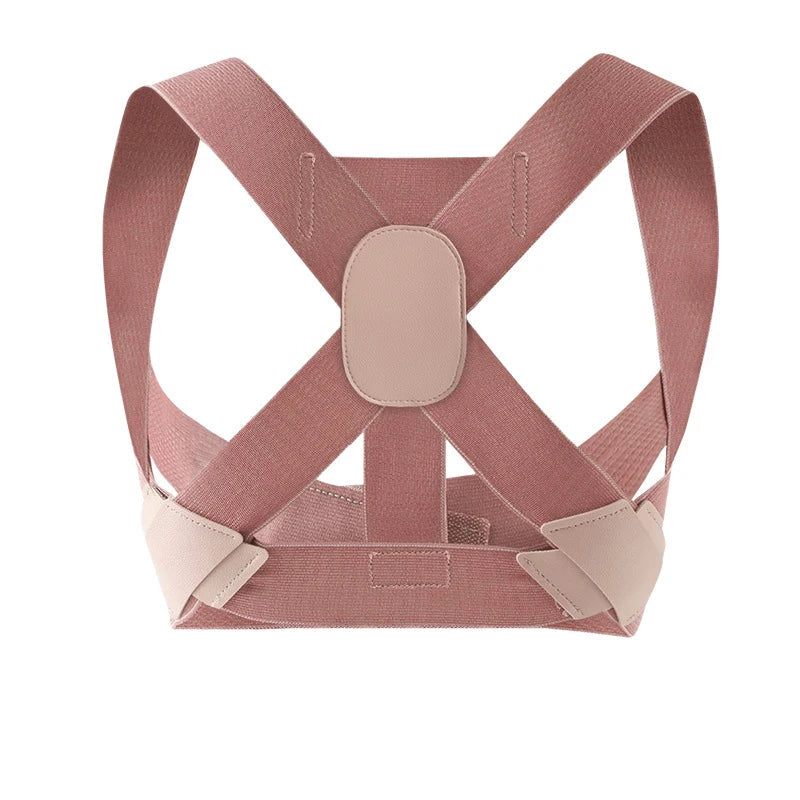 Back Belt Breathable Lightweight Upright Posture Corrector Adjustable Support Belt with Cross Design Adults' Back Correction exovai.com