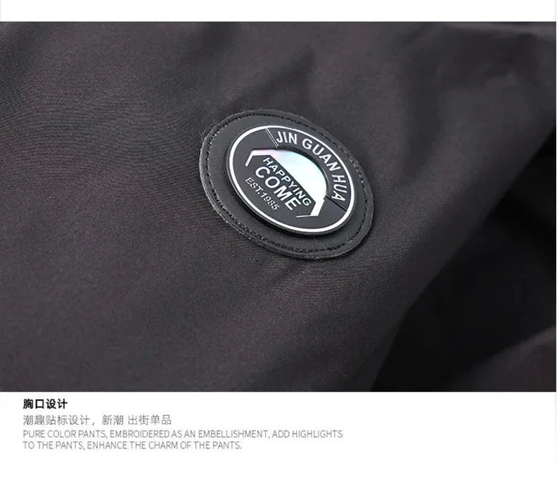 Thickened Warm Men Cotton Parkas Fashion Casual Style Roupas Masculinas Comfortable Wind-Resistant Clothing Quality Zipper Coat exovai.com