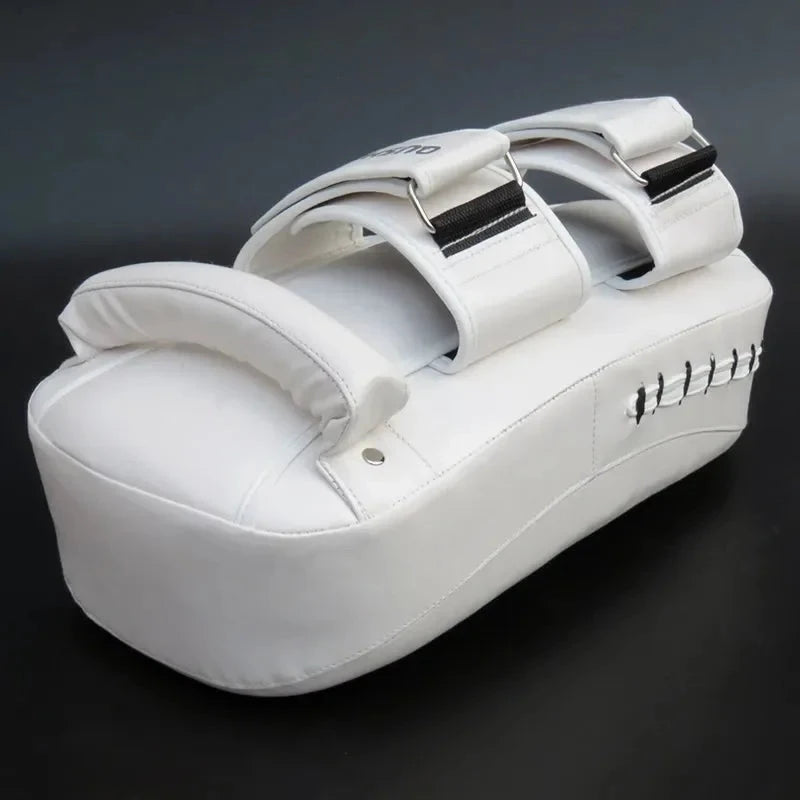 PU Leather Kickboxing Target Professional Curved Boxing Muay Thai Hand Target Arts Taekwondo Karate Training Punching Pads exovai.com