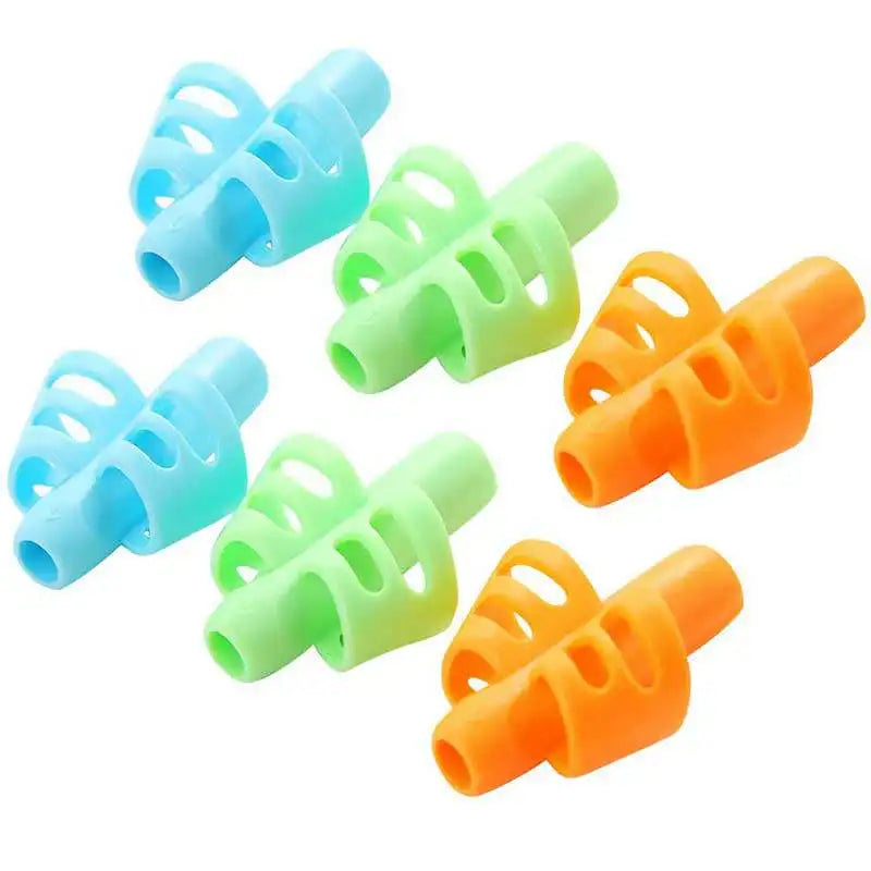 1/3pcs Children Writing Pencil Pan Holder Kids Learning Practise Silicone Pen Aid Grip Posture Correction Device for Students exovai.com