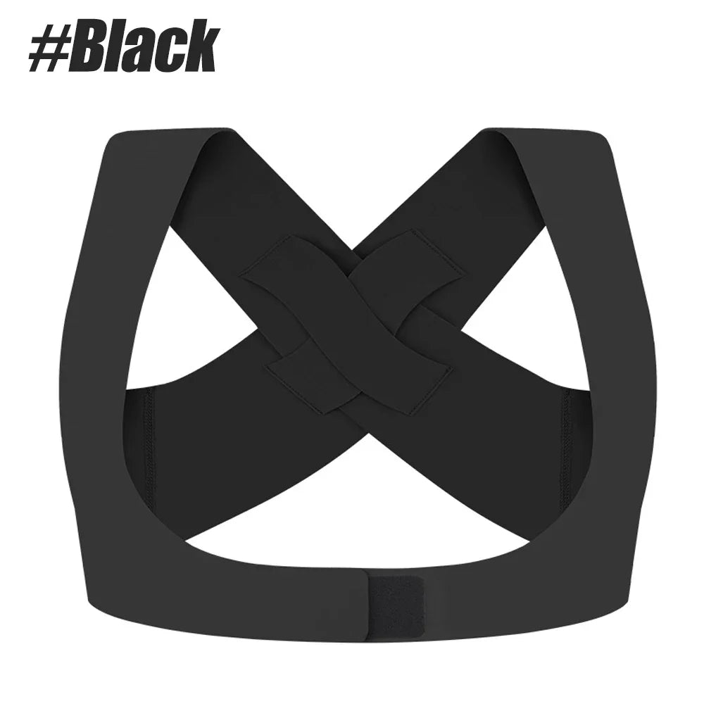 Back Posture Corrector Brace for Women Breathable Back Posture Correction Back Support Belt Adjustable Shoulder for Students exovai.com