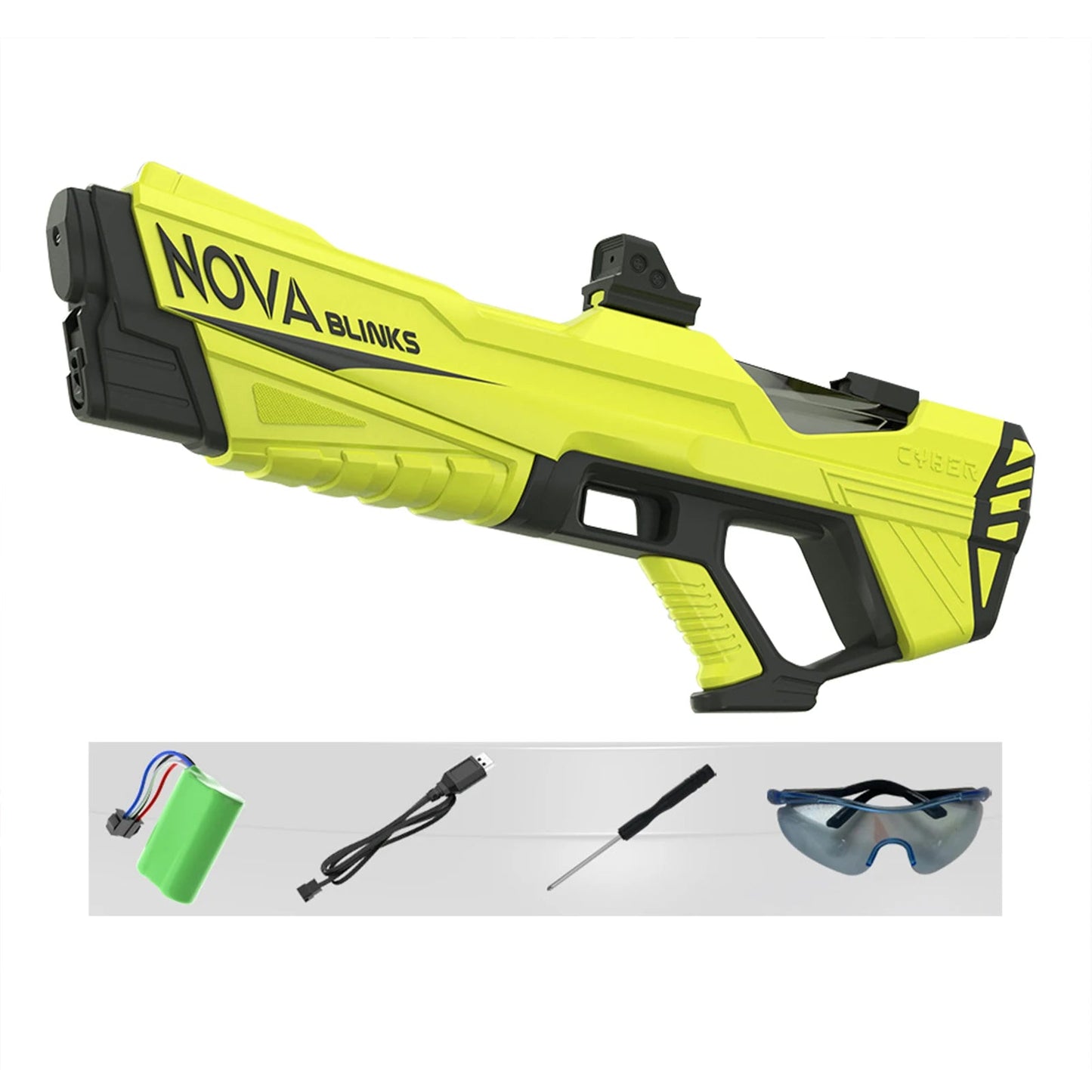 Automatic Electric Water Gun Auto Suction Water Guns for Adult Kids Battery Powered Squirt Blaster Summer Pool Beach Outdoor Toy exovai.com