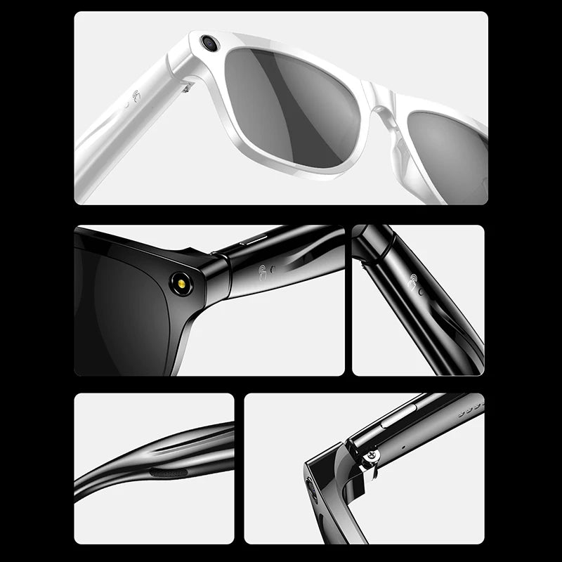 Xiaom 8K HD Smart Glasses Chat GPT 100MP Camera Bluetooth Call 260Mah Battery Voice Assistant Control Smart Glasses for Men exovai.com