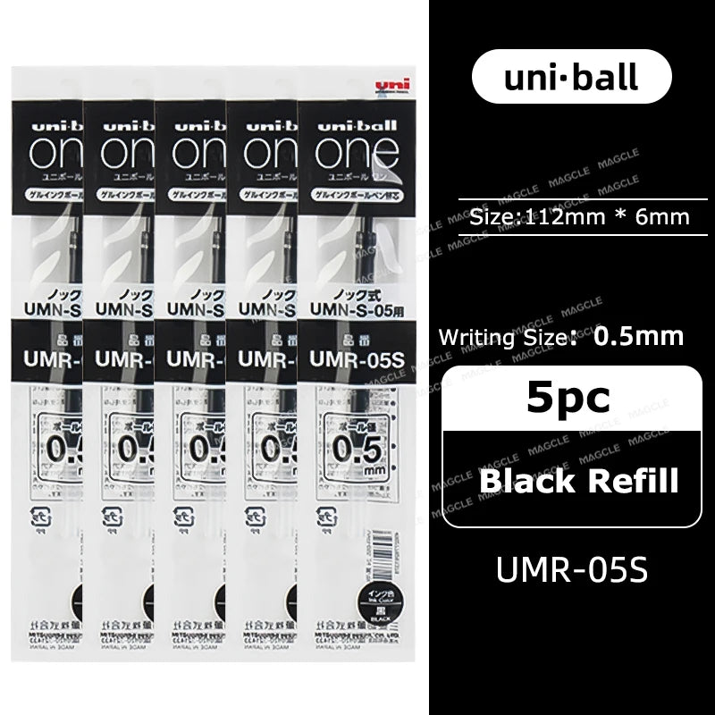 Japanese uni-ball ZENTO Gel Ink Pen Limited Flow Model Metal Push Ultra-Smooth Writing 0.38/0.5mm Signing for Students Business exovai.com