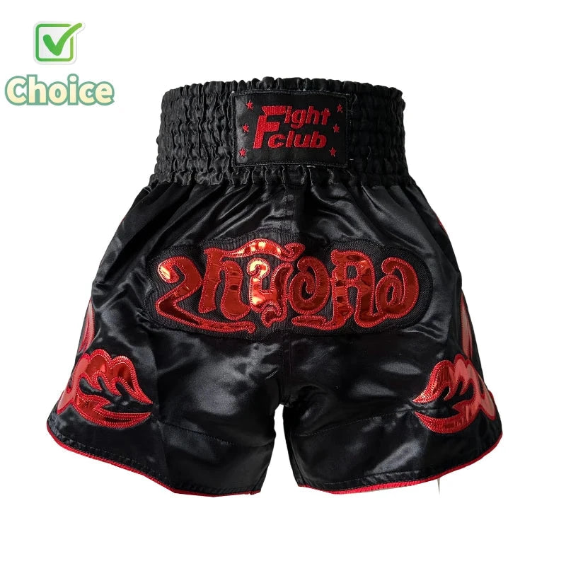 Muay Thai Fight Shorts MMA Shorts Clothing Training Fighting Grappling Martial Arts Kickboxing Shorts Kickboxing Boxing Pants exovai.com