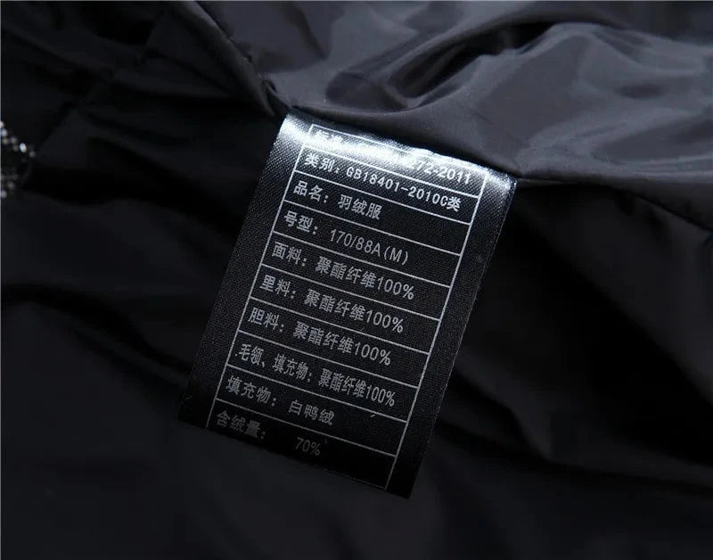 New Down Jacket Fashion 90% Duck Down Hardshell Ski Anti-Cold Parka Casual Daily Style Autumn Winter Puffer Coat exovai.com