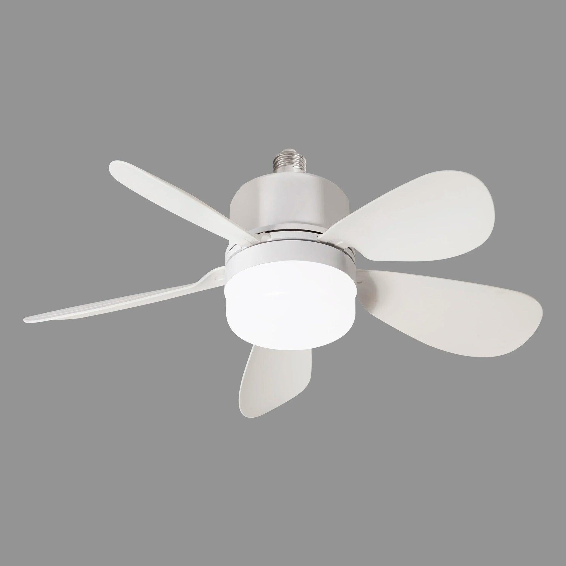 Ceiling Fans with Lights 16 Inch Fan Light With Remote Control Dimmable Noiseless White Ceiling Fan for Kitchen Office Bathroom exovai.com
