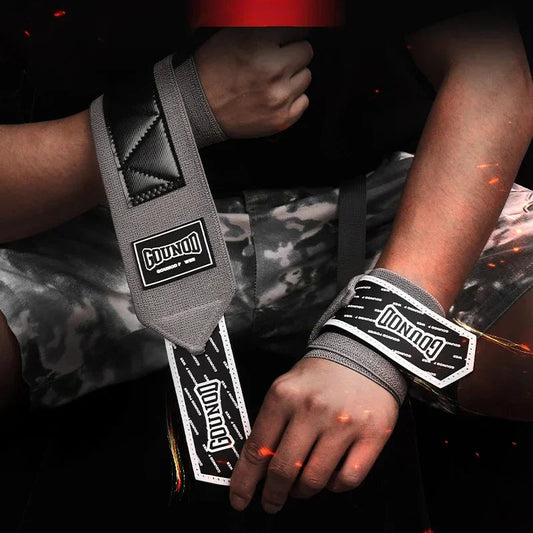 New Sports Wrap Wristband Fitness Weightlifting  Horizontal Bar Deadlift Anti-sprain Support Stable Protection of The Wrist exovai.com