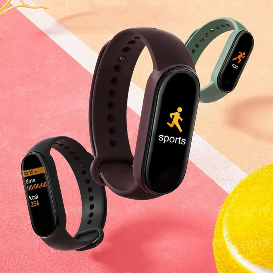 M6 Smart Watch Men Women Fitness Smart Bracelet Sports Band Heart Rate Blood Pressure Monitor Waterproof Multi-function Watches exovai.com