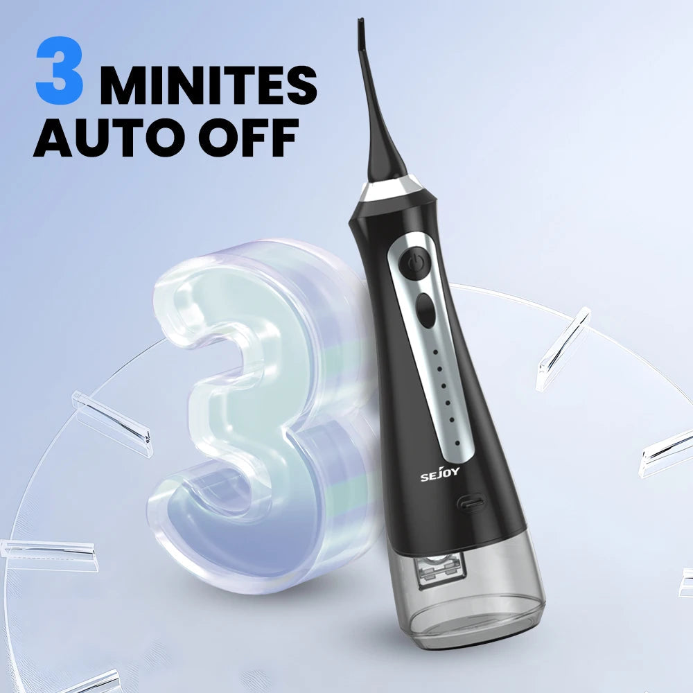 Sejoy Water Dental Flosser Oral Irrigator 8 Jet Tips 5 Modes IPX7 Waterproof  Portable Cordless Teeth Cleaner for Home&Travel exovai.com