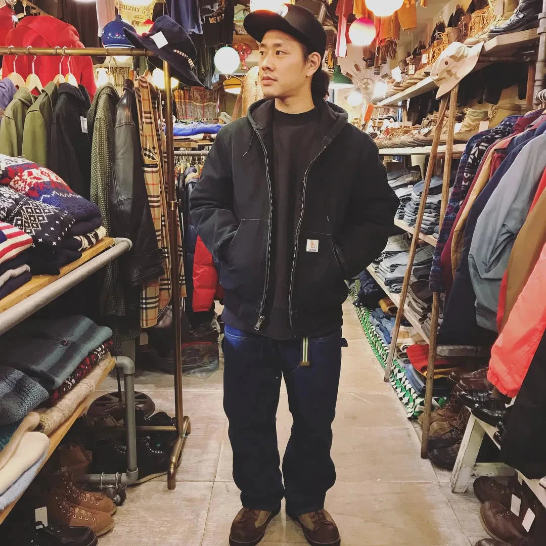 Winter New American Retro Long Sleeve Hooded Bomber Jacket Men's Fashion Cotton Thick Dom Quilted Casual Multi-pocket Coat exovai.com