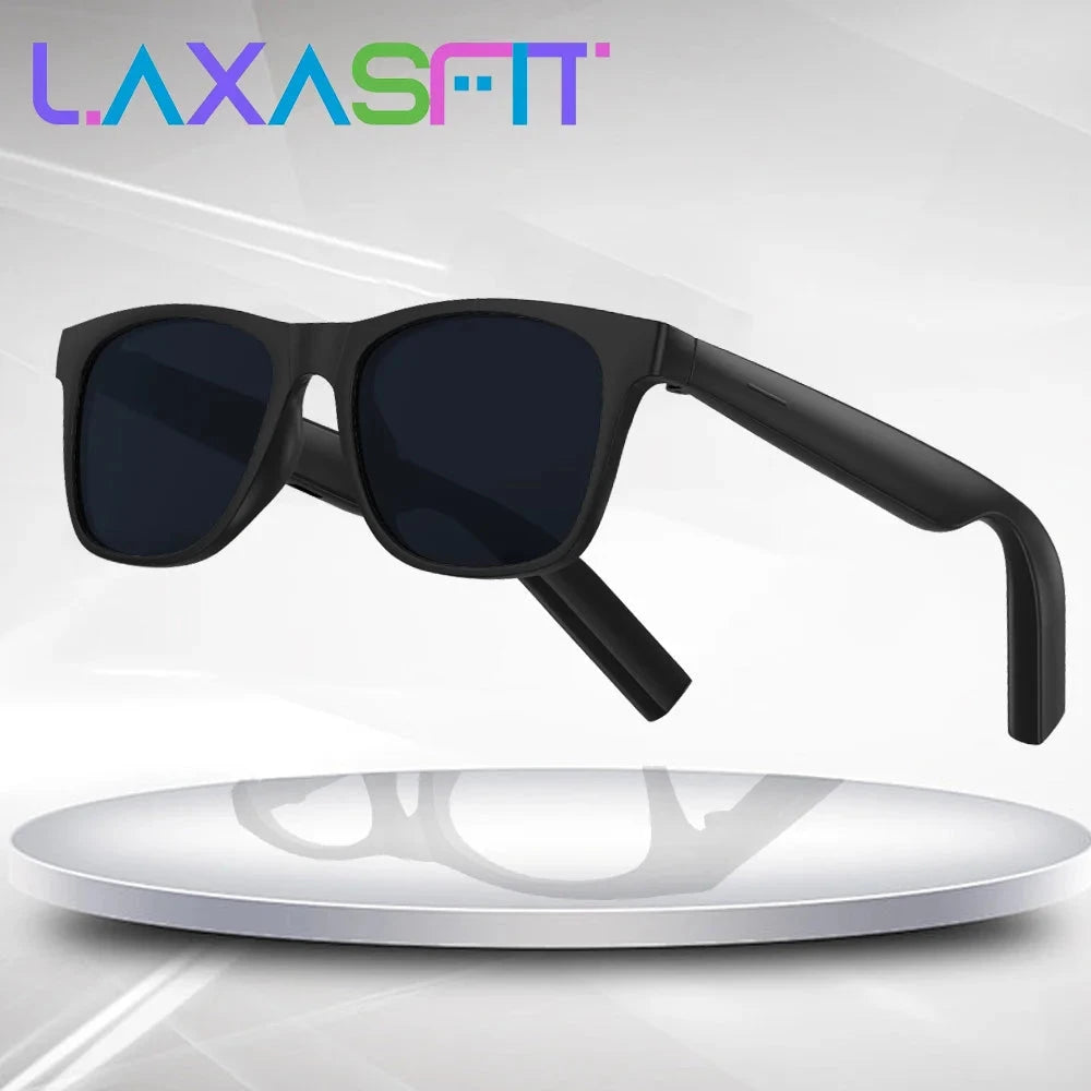 LAXASFIT 2025 New Men's Smart Glasses Women's Bluetooth Glasses Voice Call Control Music UV Polarized Sunglasses exovai.com