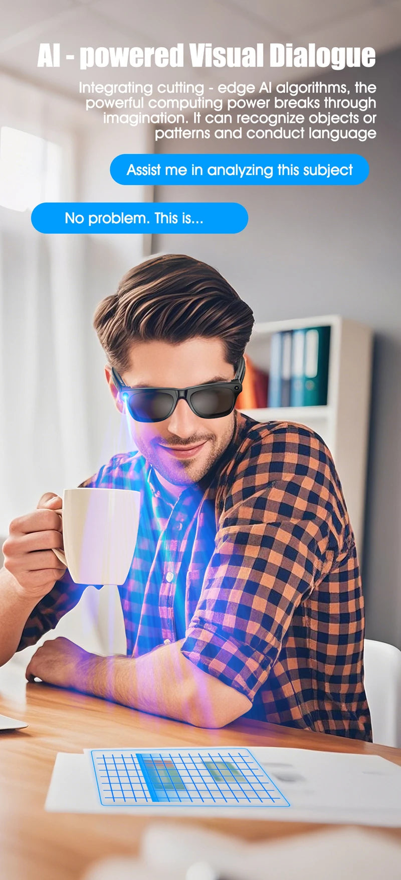 4K AI Smart Photochromic Glasses Multifunction Camera Bluetooth Call Voice Assistant Music Player Translate Glasses For Xiaomi exovai.com