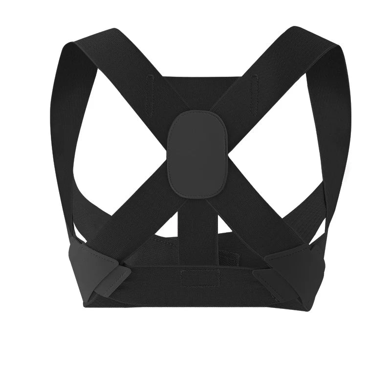 Back Belt Breathable Lightweight Upright Posture Corrector Adjustable Support Belt with Cross Design Adults' Back Correction exovai.com