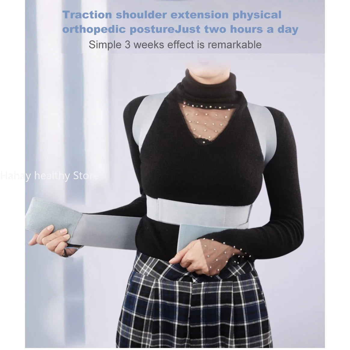 Invisible Chest Orthopedic Device Back Brace Supports Medical Bone Waist Belt Spine Support Men Women Breathable Lumbar Corset exovai.com