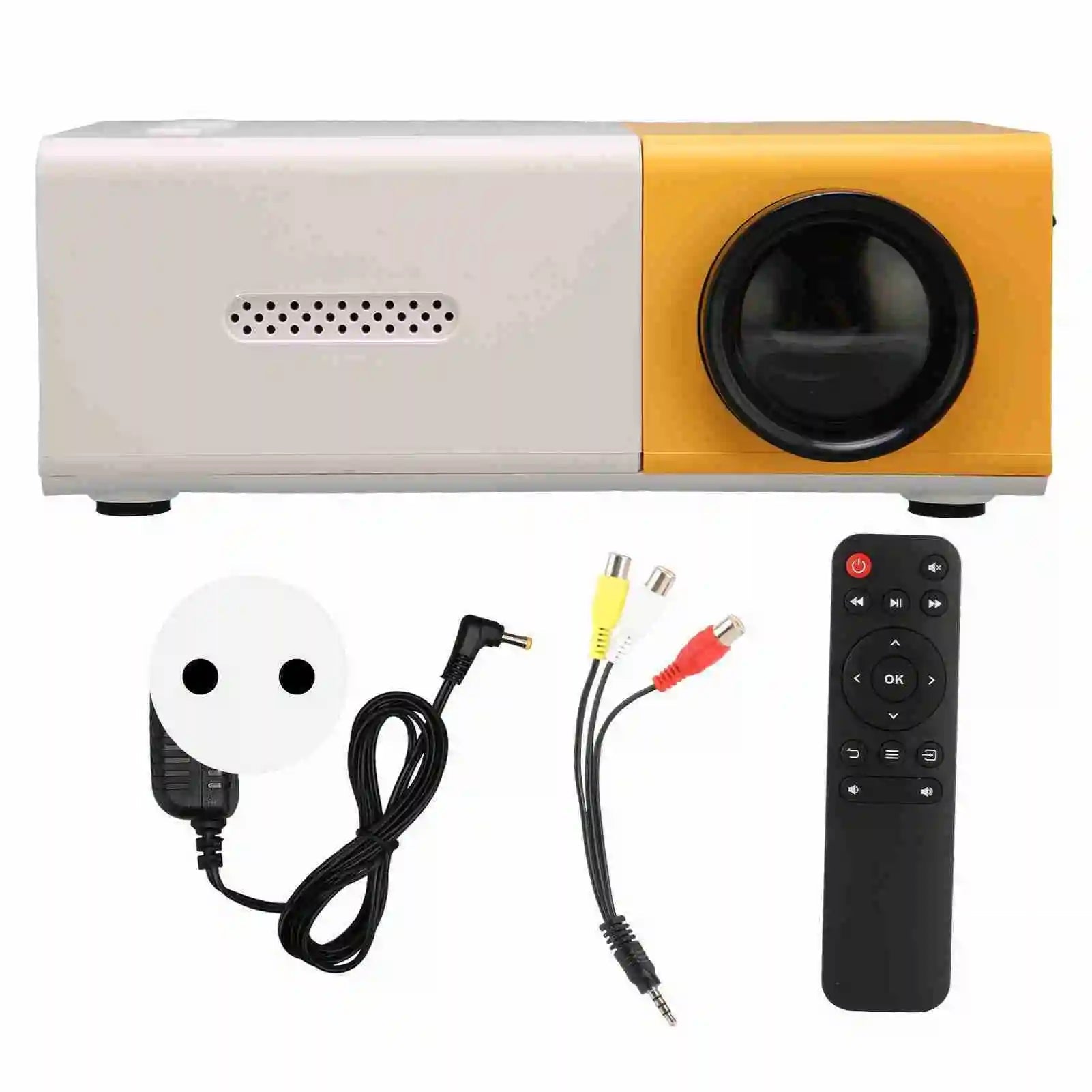 Mini Projector Smart HD 1080P HiFi Portable Movie Projector for USB HD Multimedia Interface Memory Card Smart Home Projector exovai.com
