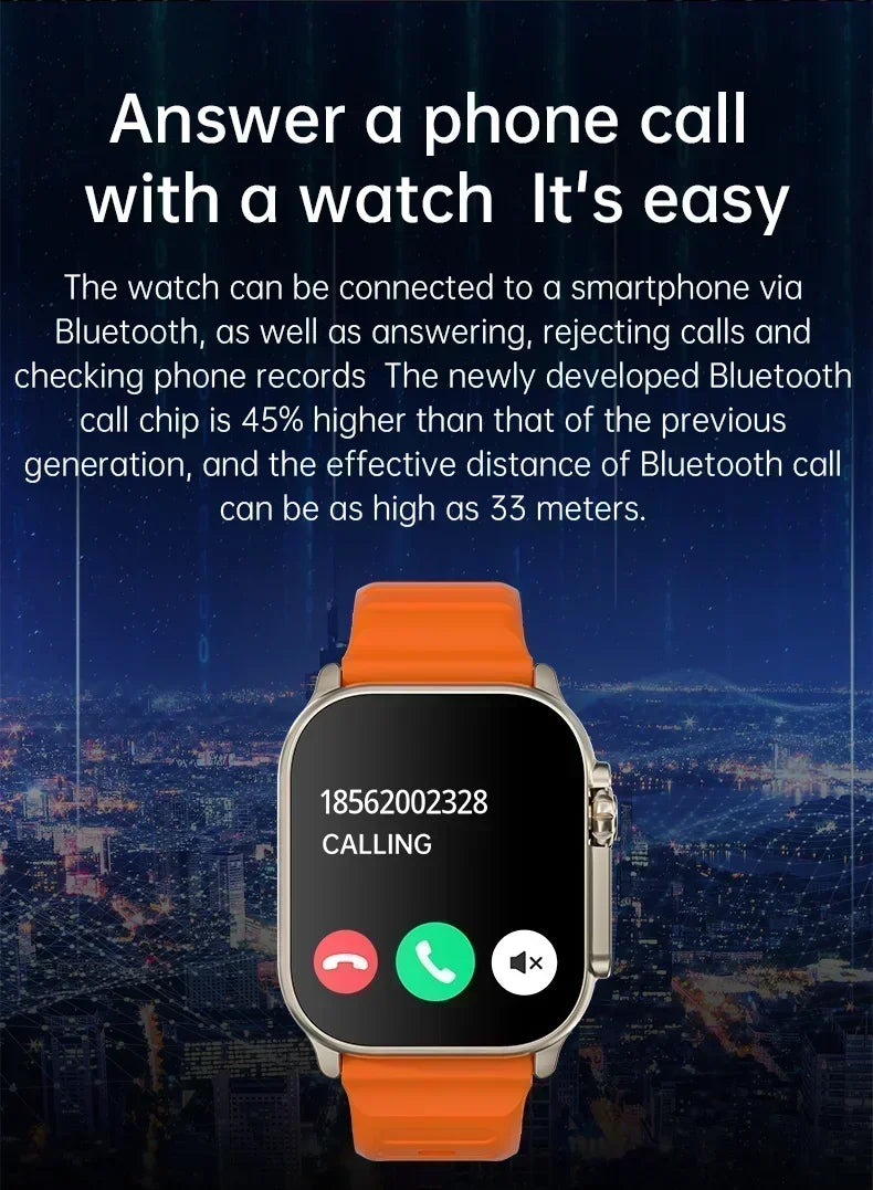 2025 New Smart Watch Series 10 Screen Bluetooth Call Heart Rate Blood Pressure GPS Smartwatch for Android IOS Sports Watch exovai.com