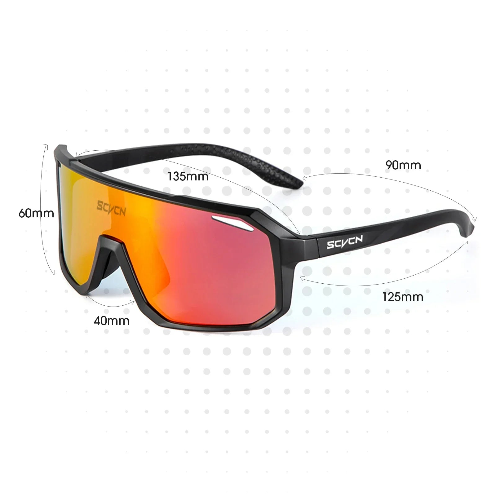 SCVCN Cycling Glasses Bike Mountain Bicycle Hiking Camping Golf UV400 Sunglasses Sport Protection Glasses for Men Women Baseball exovai.com