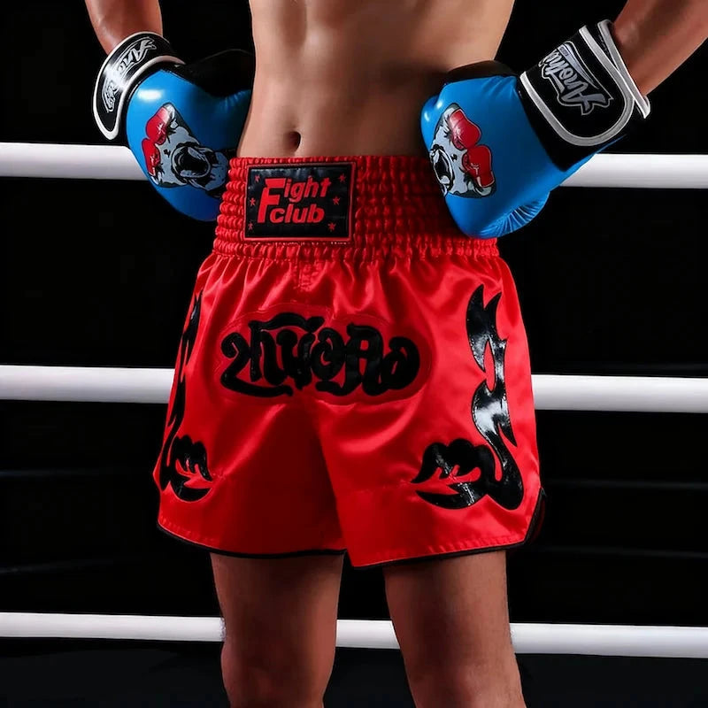 Muay Thai Fight Shorts MMA Shorts Clothing Training Fighting Grappling Martial Arts Kickboxing Shorts Kickboxing Boxing Pants exovai.com