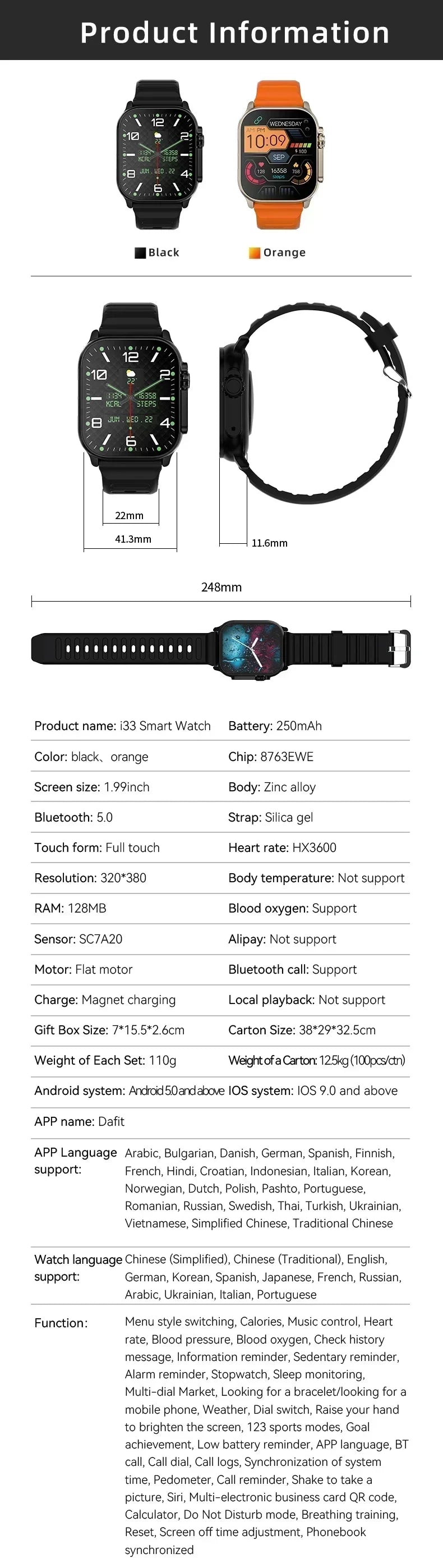 2025 New Smart Watch Series 10 Screen Bluetooth Call Heart Rate Blood Pressure GPS Smartwatch for Android IOS Sports Watch exovai.com