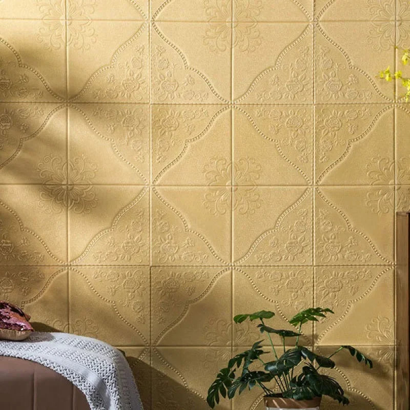 70cm * 70cm Decorative Waterproof Moisture proof Mold proof Wallpaper Self adhesive Ceiling, Bedroom 3D Background Wallpaper exovai.com