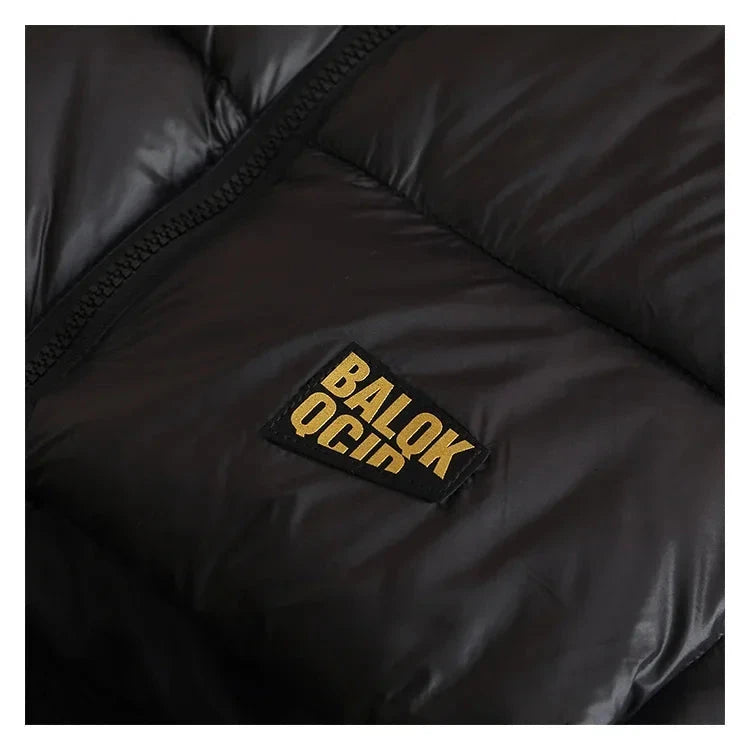 Couples Thickened down Cotton Vest Men's Autumn Winter Cold Resistance Fashion Outerwear Large Size Jacket Shoulder Backless exovai.com