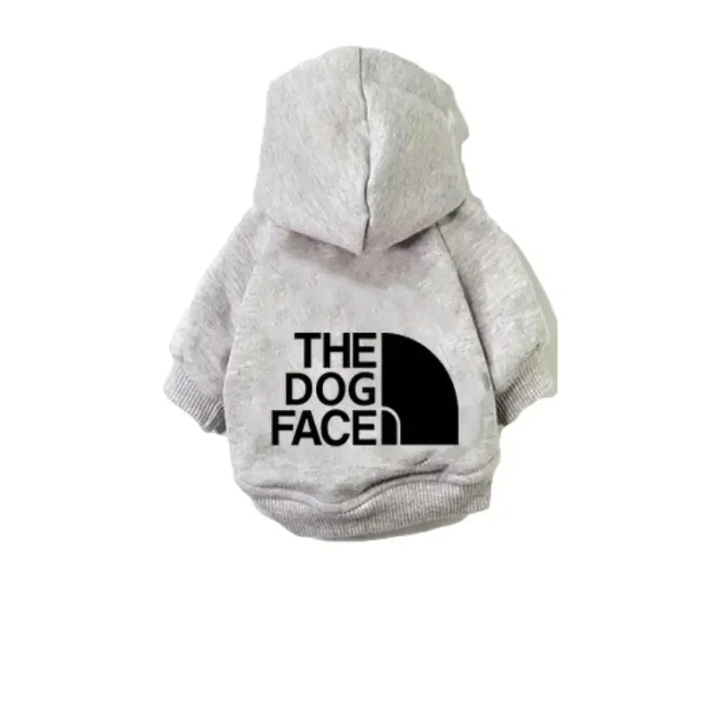 Dog Clothes Hoodies The Dog Face Wind Coat Warm for Small Large Dogs Jacket Sweatshirt French Bulldog Jacket Clothing exovai.com