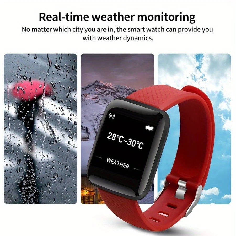 Smart Watch For Men Women Wristwatch Bluetooth Connect Phone Music Player Fitness Sport Bracelet Health Monitor Digital Watches exovai.com