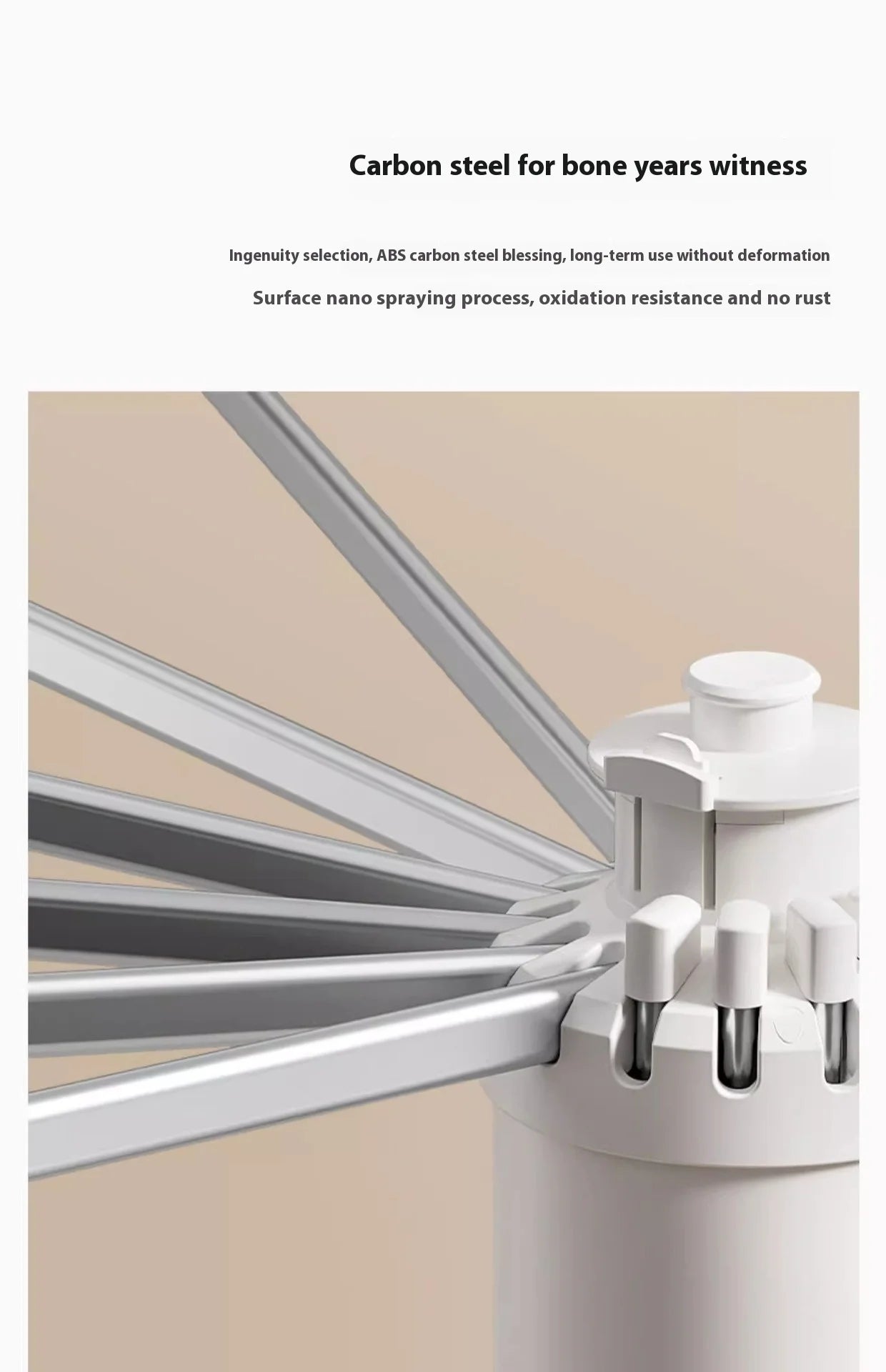 Foldable Clothes Drying Rack Octopus Type Floor Standing Balcony Clothes Drying Portable Rotating Drying Rod Clothes Dryer exovai.com