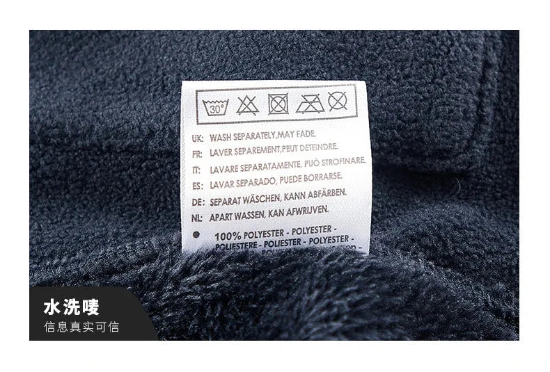 Winter New Fashion Trend Retro Sports Thick Warm Lamb Wool Jacket Men's Casual Loose Comfortable High-Quality Plus Size Jacket exovai.com