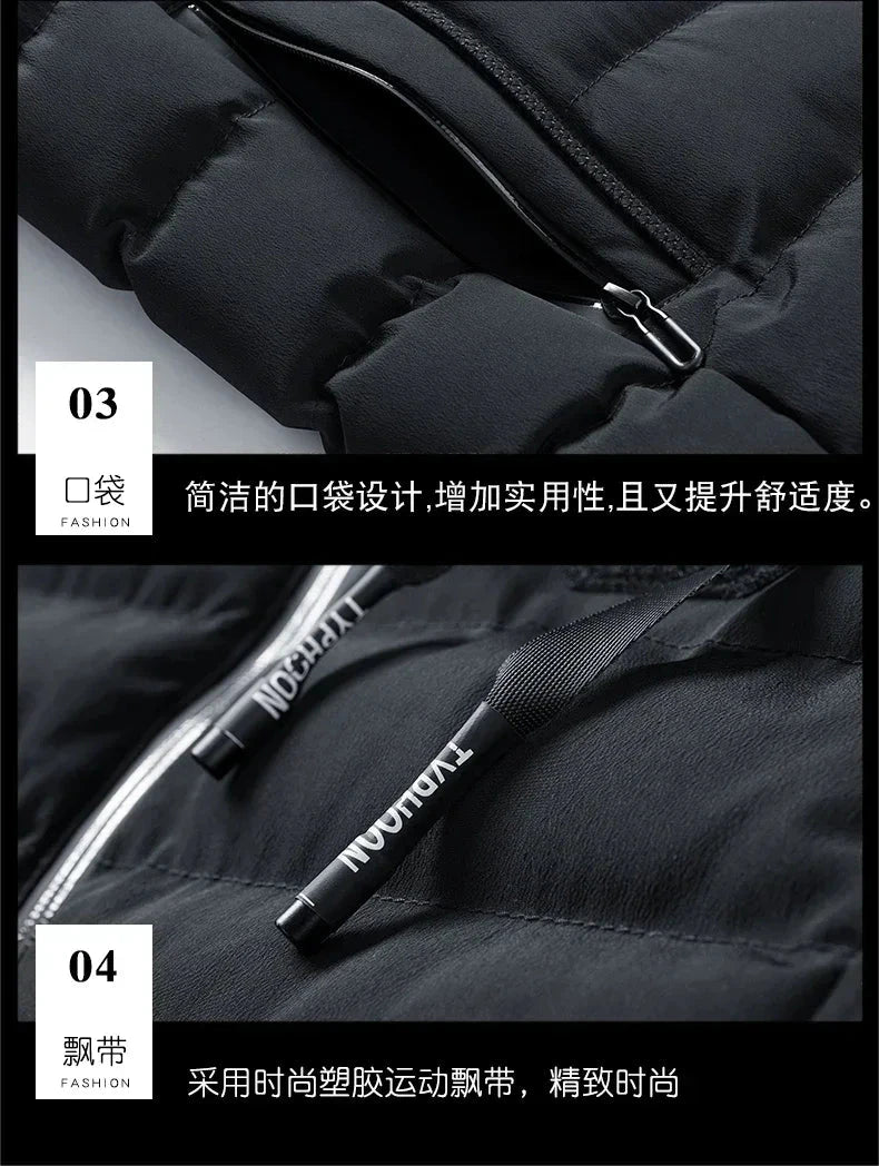 Brand Mens Jacket Sleeveless Vest Hooded Fashion Casual Coats Male Cotton-Padded Men's Vest Men Zipper Waistcoats Plus size 6XL exovai.com